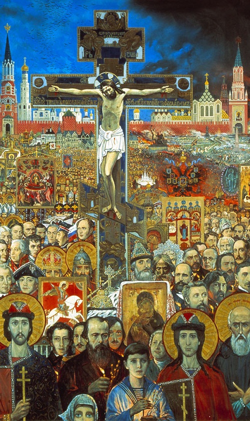 Глазунов. Святая Русь. Фрагмент Глазунов. Святая Русь. Фрагмент