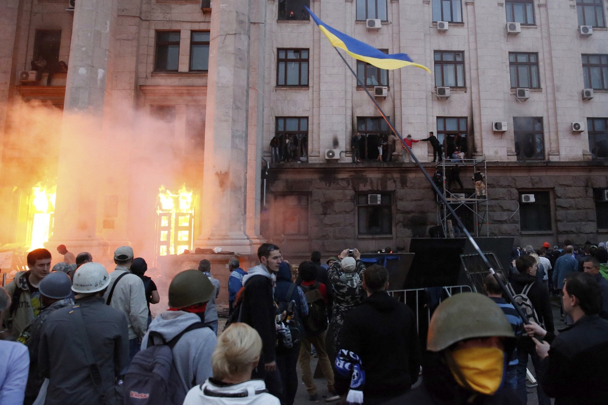 Одесса, 2014, дом профсоюзов Одесса, 2014, дом профсоюзов