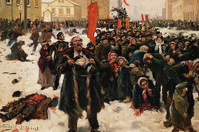 Маковский 9 января 1905 года на Васильевском острове Маковский 9 января 1905 года на Васильевском острове